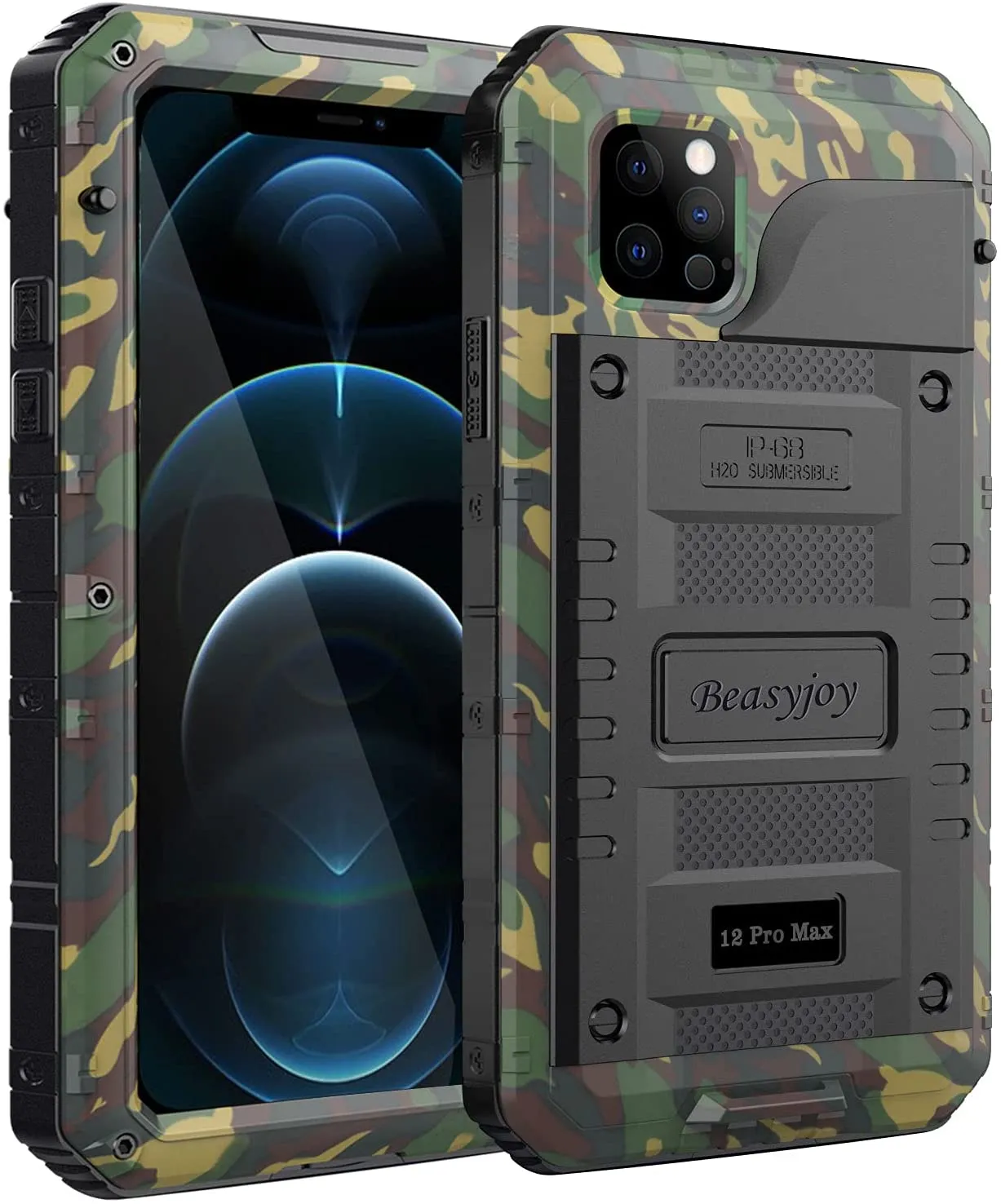 iPhone 12 Pro Max Metal Waterproof Case