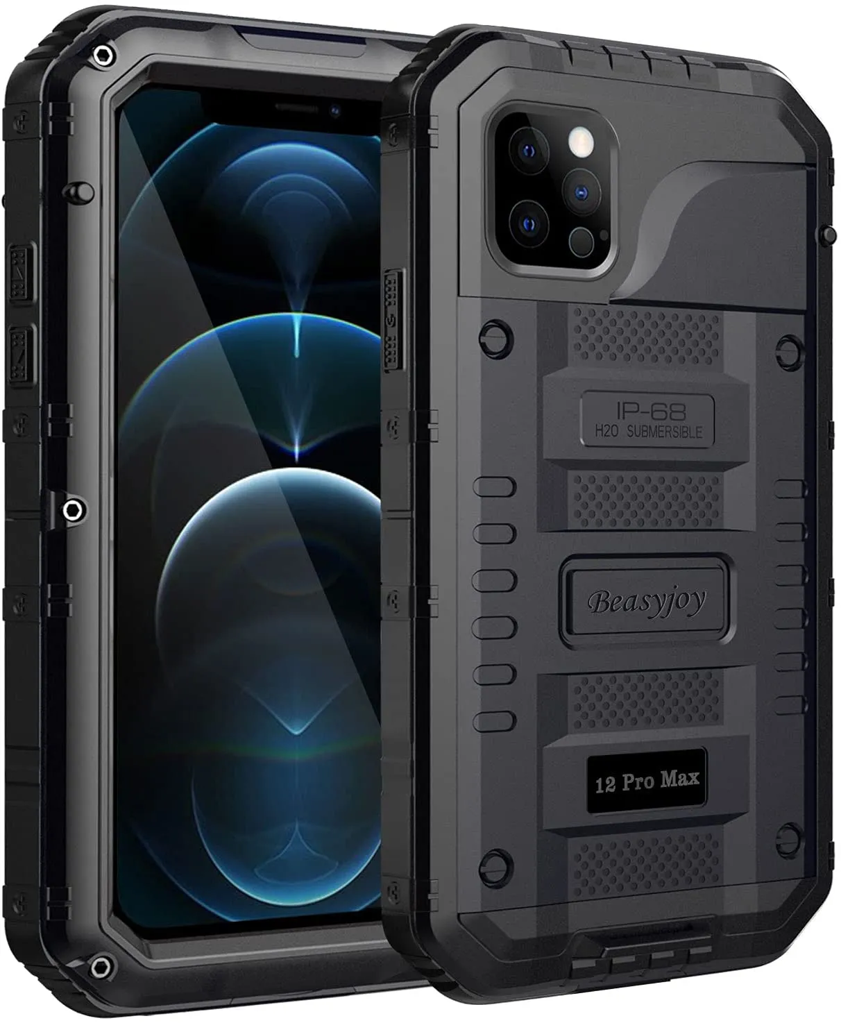 iPhone 12 Pro Max Metal Waterproof Case