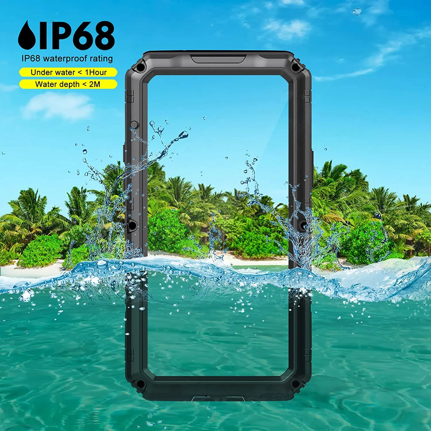 iPhone 12 Pro Max Metal Waterproof Case