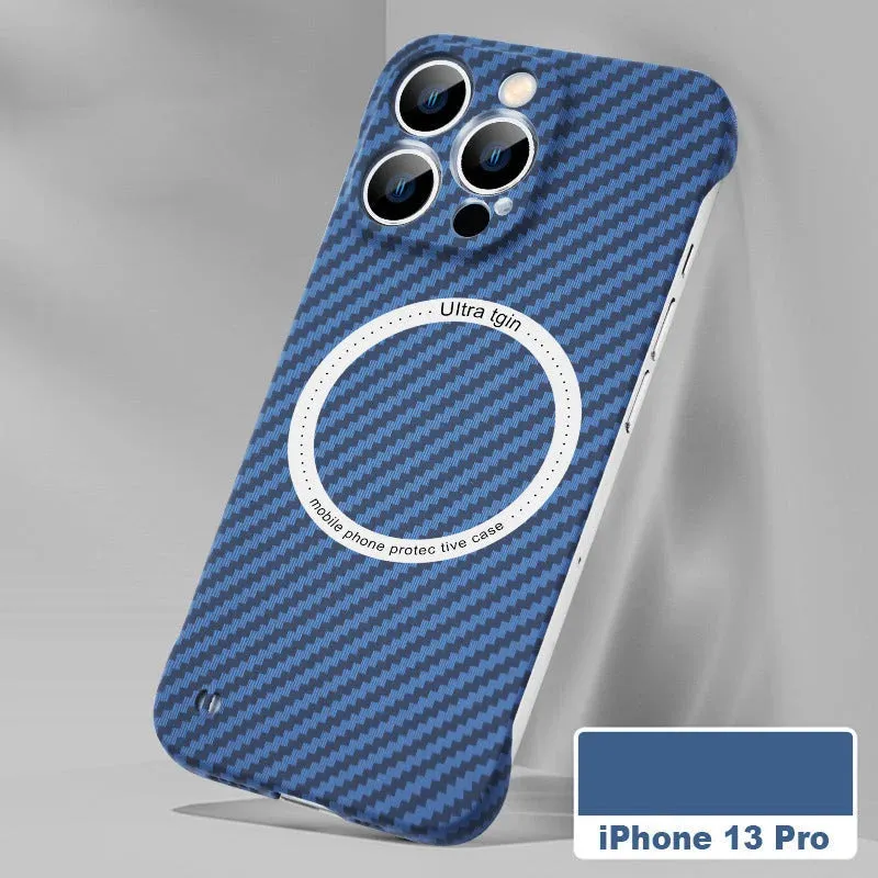 iPhone 13 Pro Max Carbon Fiber Magnetic Case 18549