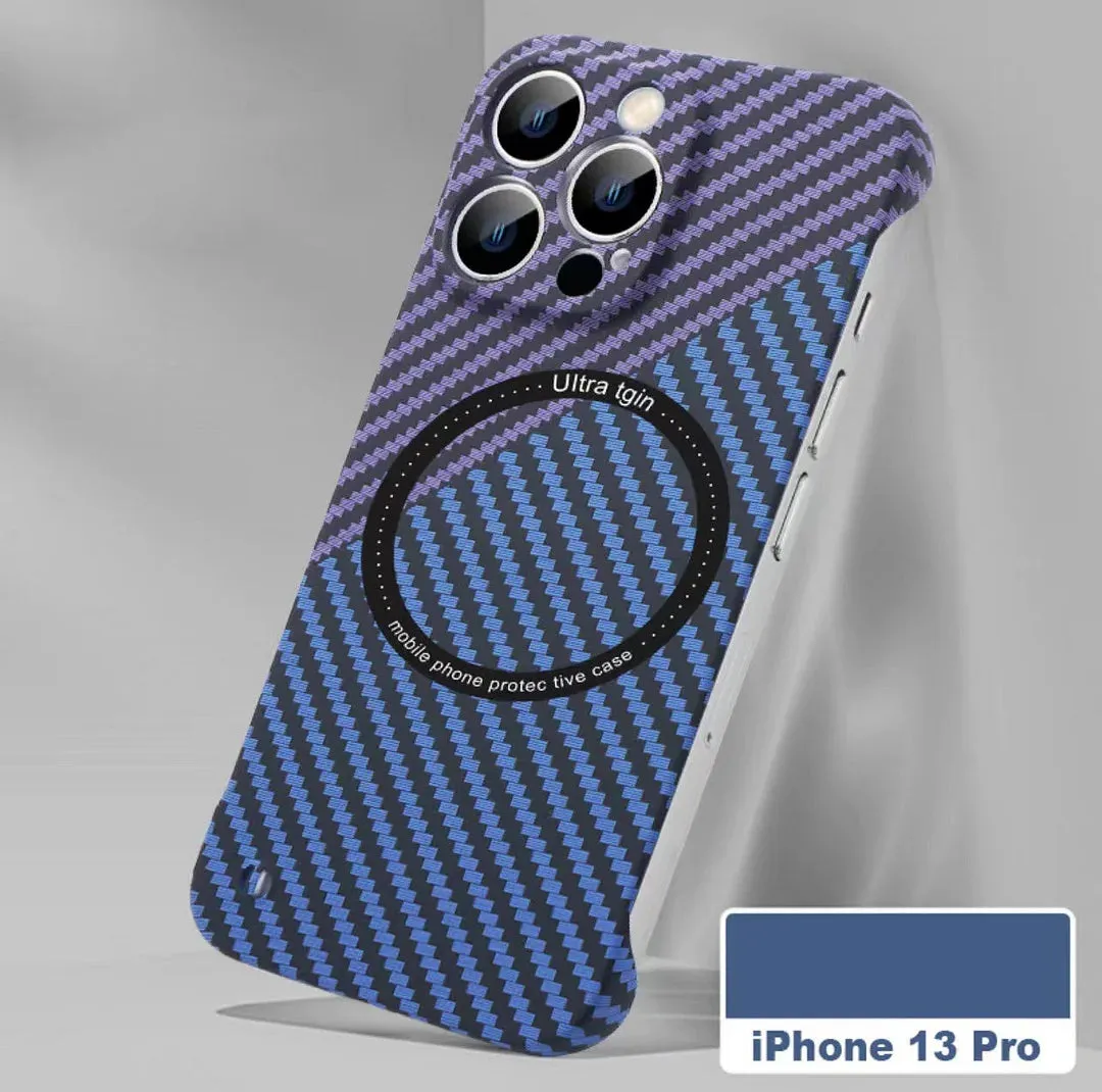 iPhone 13 Pro Max Carbon Fiber Magnetic Case 18549