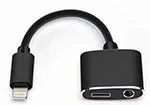 iPhone Splitter Cable - 1 Lightning Port & 1 AUX Port (Listen & Charge) - ON SALE!