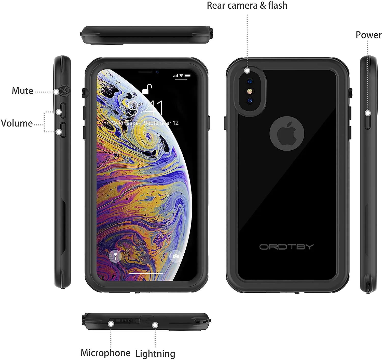 iPhone Xs Max Waterproof Case | Waterproof iPhone Xs Max Case