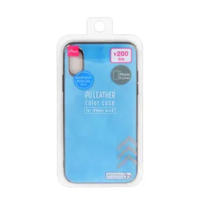 Iphone Xs / X Color Case - Pu Leather - Sky Blue