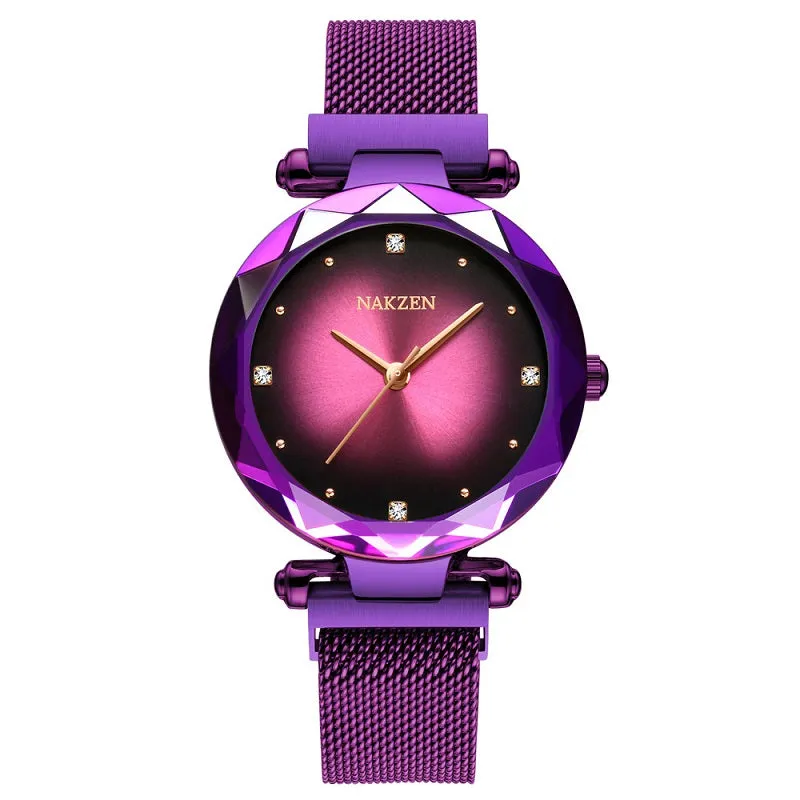 Irregular Frame Magnetic Strap Women's Watch