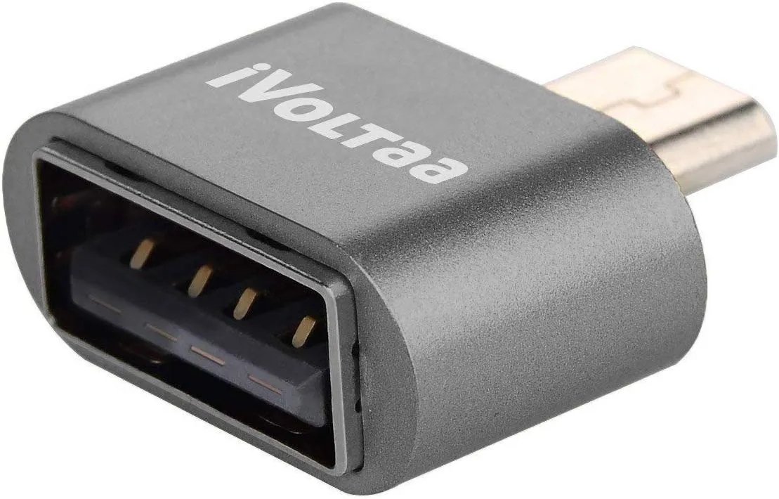 iVoltaa Micro USB to USB A OTG Adapter