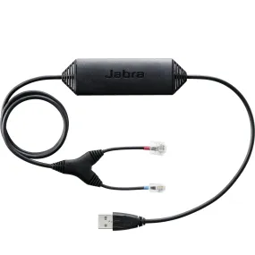 Jabra Link 14201-30 - Headset Adapter - Usb Male To Rj-9, Rj-45 - 90 Cm - For Cisco Unified Ip Phone 8941, 8945, 8961, 9