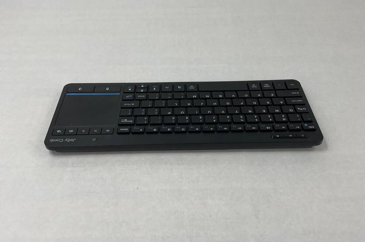 Jelly Comb 2.4GHz Wireless Bluetooth Touch Keyboard w/ Dongle Tested