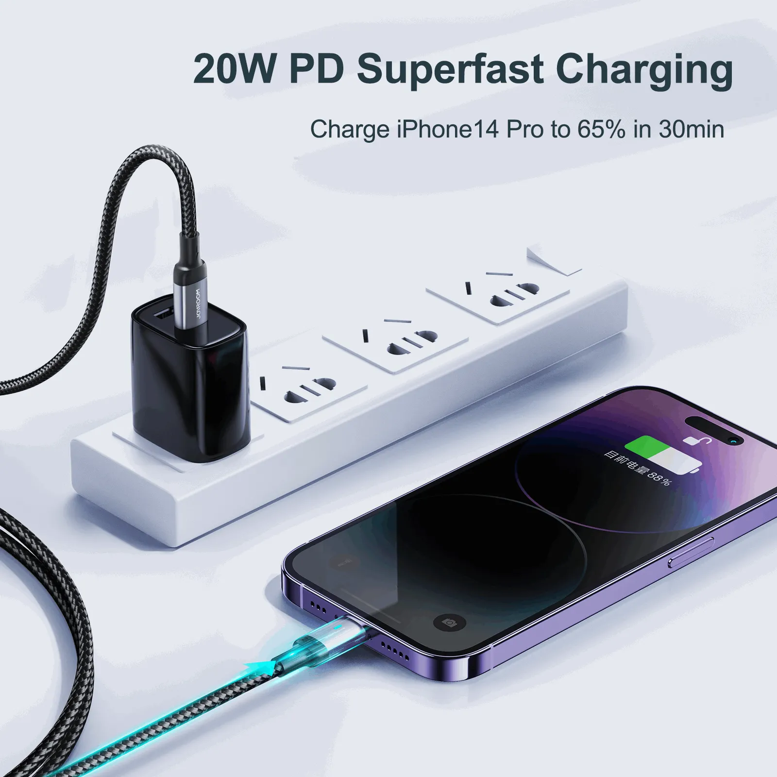 Joyroom S-CL020A10 | Type-C to Lightning Mobile Cable | Fast Charge 20W PD