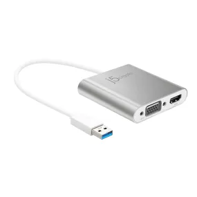 JUA360 USB 3.0 to Dual VGA&HDMIディスプレイアダプター