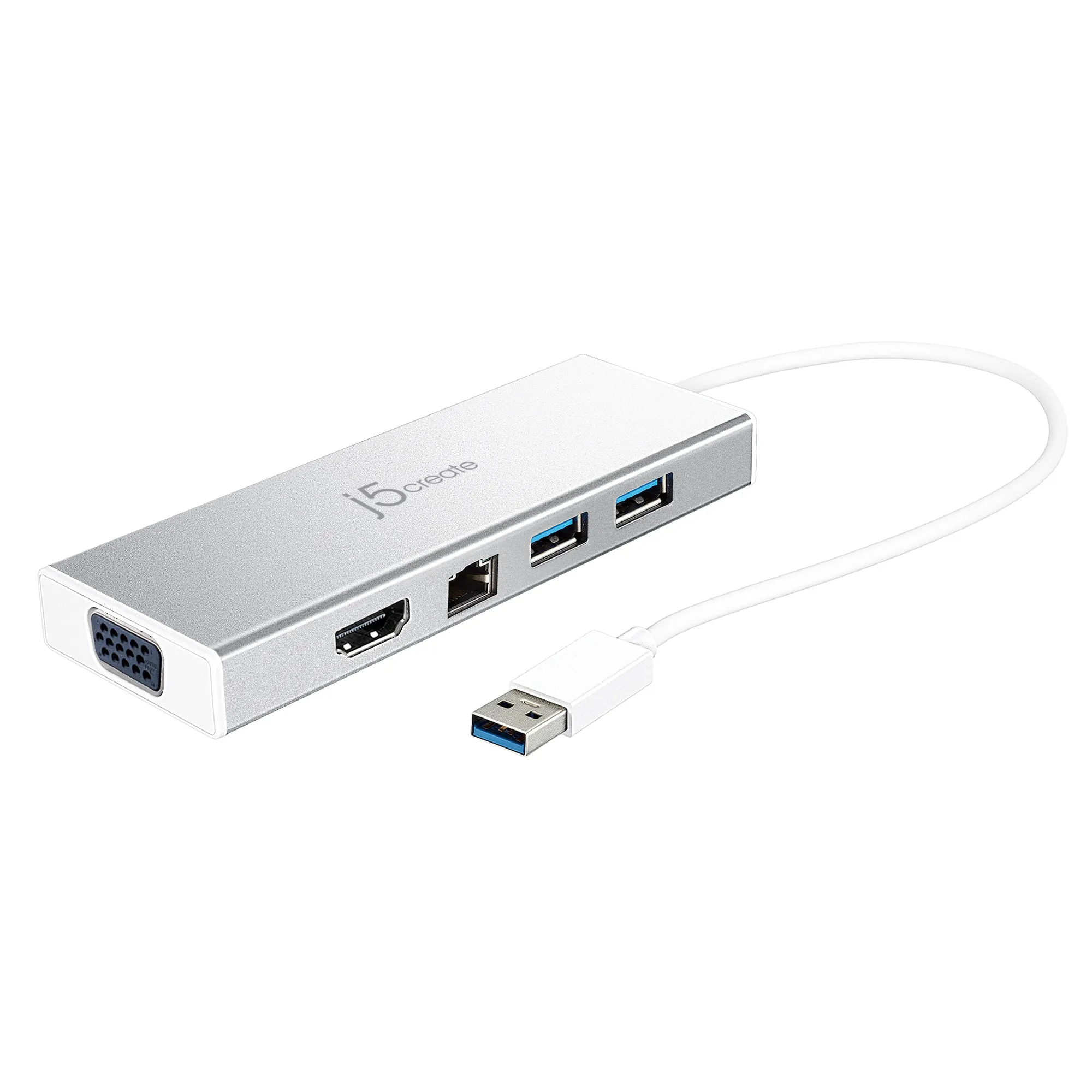 JUD380 USB 3.0 デュアルモニタ 5in1ミニドック