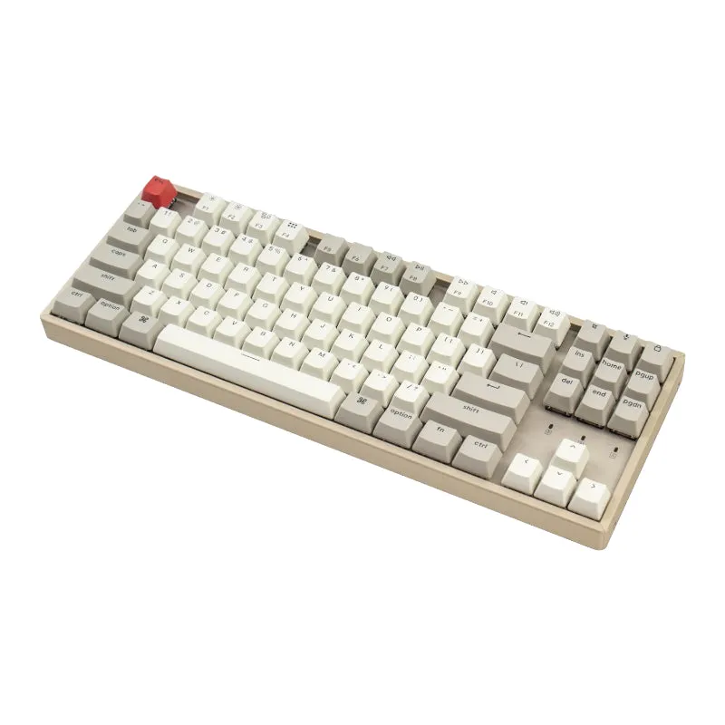 Keychron K8 87 Key Keychron Aluminium Frame Mechanical Keyboard Non-Backlit Red Switches