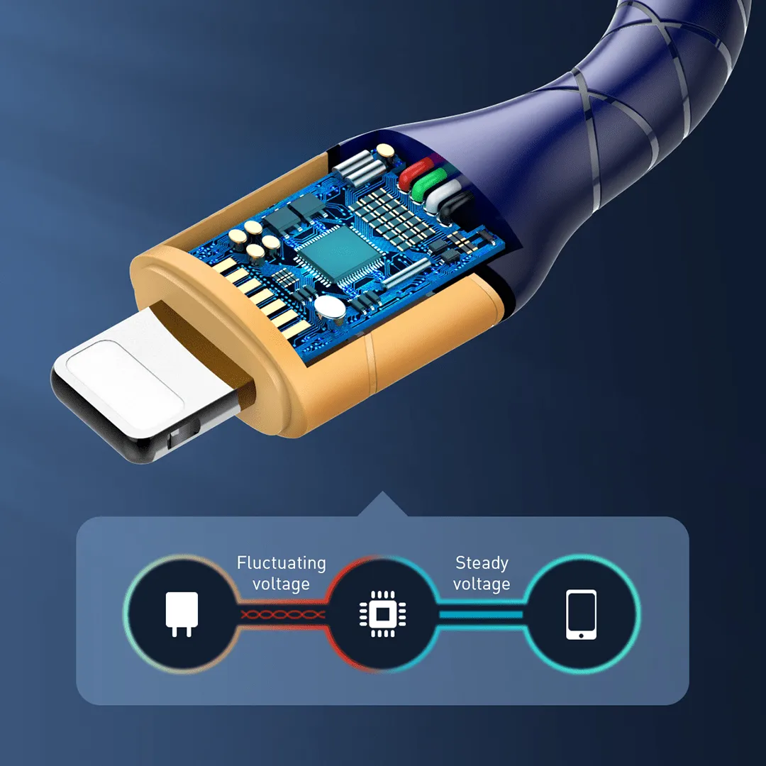 LDNIO 30W USB-A to Micro USB Charging Cable (2M)