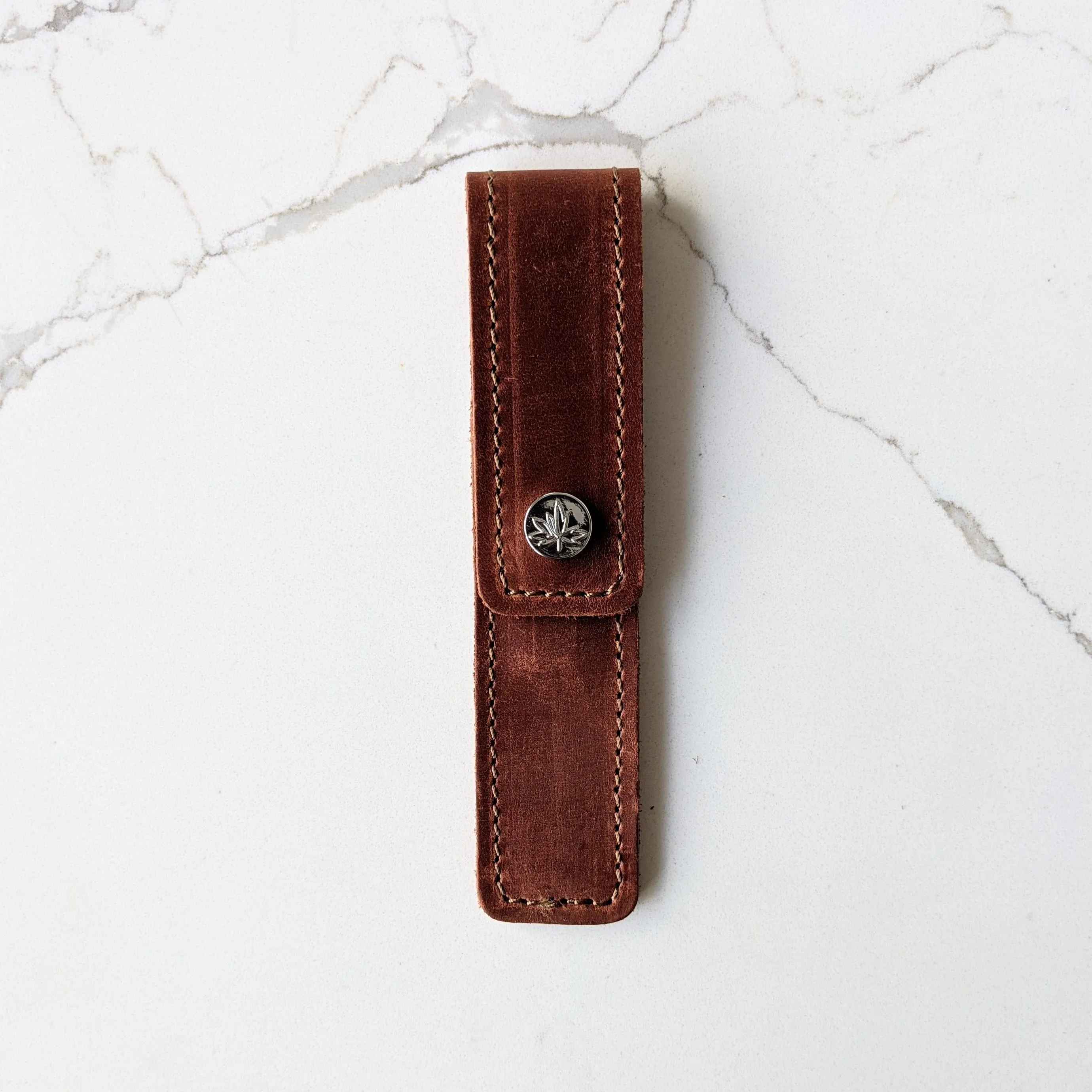 Leather Cable Needle Pouch