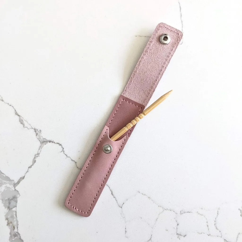 Leather Cable Needle Pouch