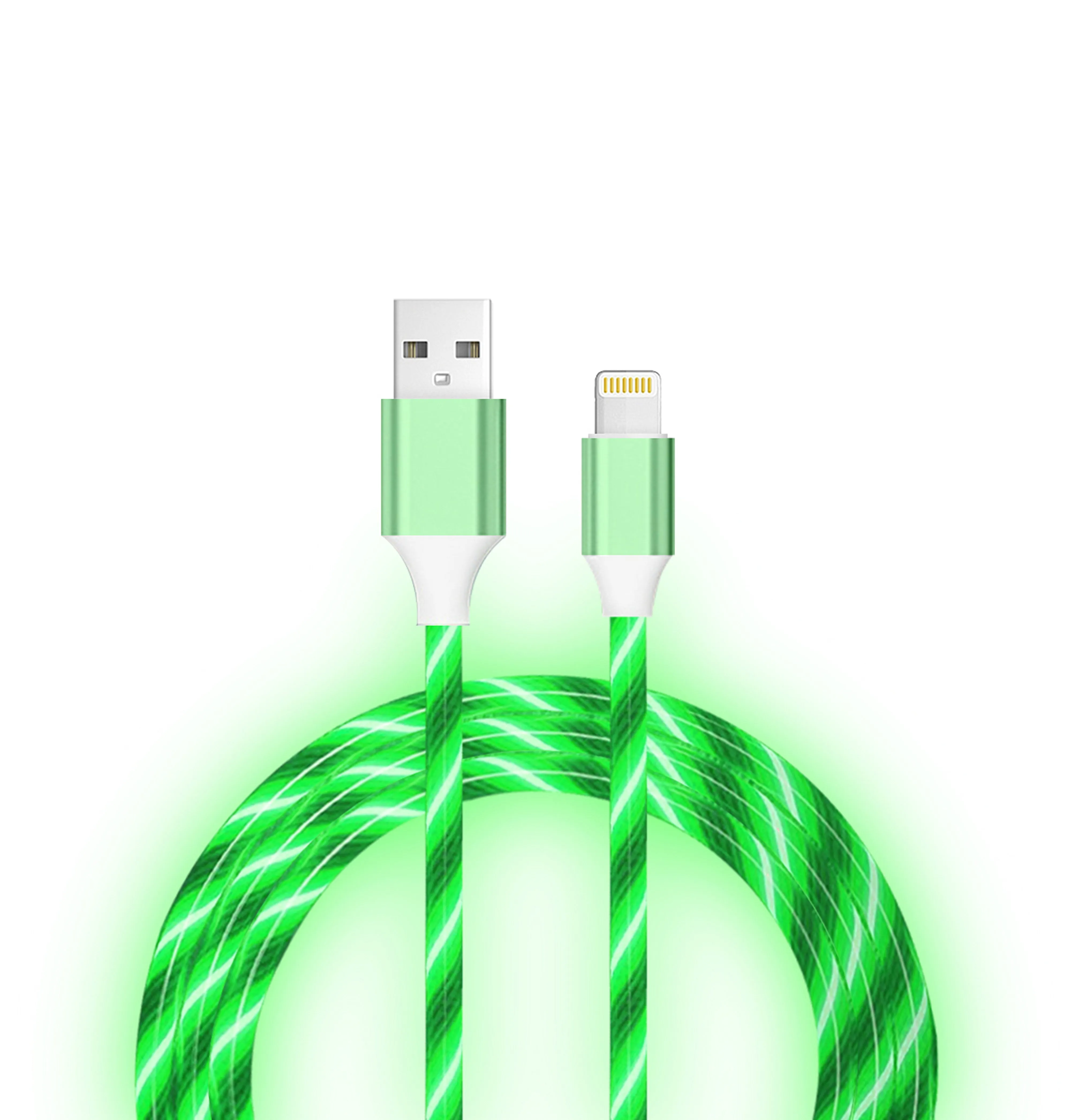 LED Light Up Apple Certified MFI Lightning Sync & Charge Cable- 3ft