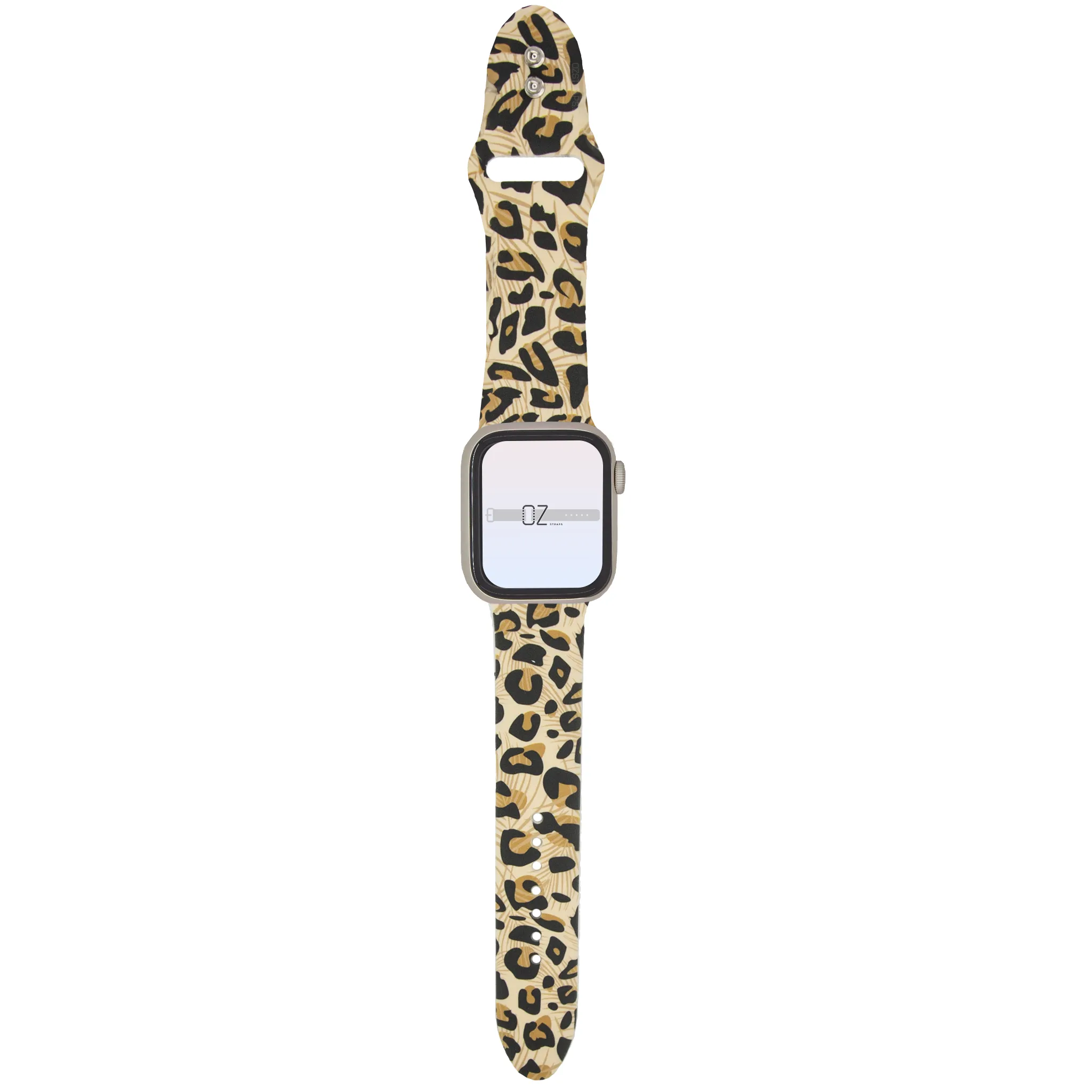 Leopard Silicone Apple Watch Band