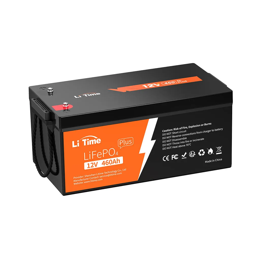 LiTime 12V 460Ah LiFePO4 Lithium Group 8D Battery