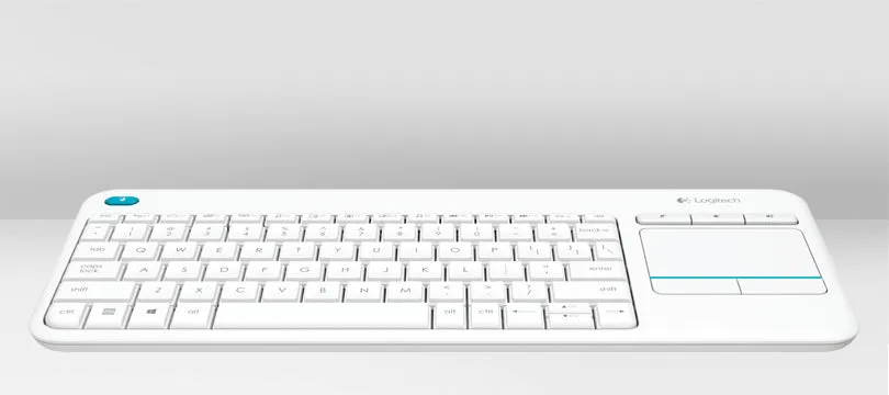 Logitech K400 Plus Wireless Touch White Qwertz De