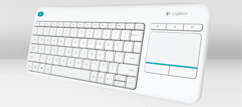 Logitech K400 Plus Wireless Touch White Qwertz De