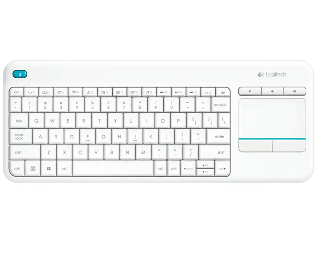 Logitech K400 Plus Wireless Touch White Qwertz De