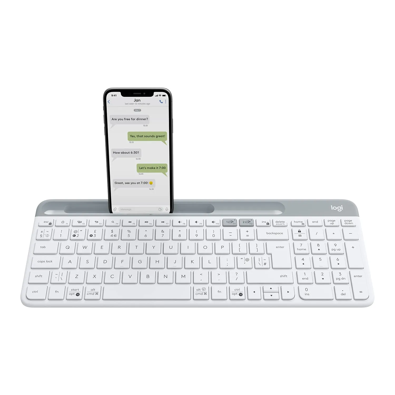 Logitech K580 Slim Multi-Device Wireless & Bluetooth Keyboard