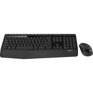 Logitech Wireless Combo Mk345 Keyboard & Mouse - English (Uk) - Usb Wireless Rf - Usb Wireless Rf - Optical - 1000 Dpi - 3 Button - Scroll Wheel - On/Off Switch Hot Key(S) - Right-Handed Only - Aa, Aaa - Compatible With Desktop Computer For Windows, Chro