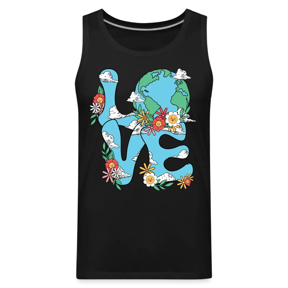 LOVE Earth Day Men's Premium Tank Top