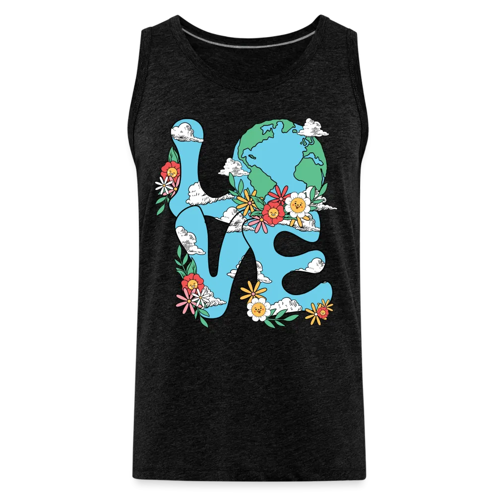 LOVE Earth Day Men's Premium Tank Top