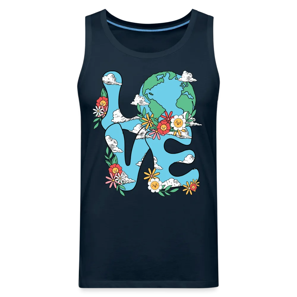 LOVE Earth Day Men's Premium Tank Top