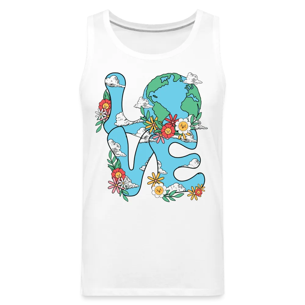 LOVE Earth Day Men's Premium Tank Top