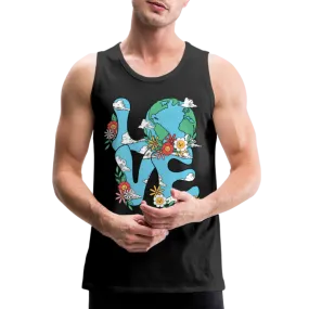 LOVE Earth Day Men's Premium Tank Top