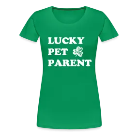 Lucky Pet Parent Contoured Premium T-Shirt