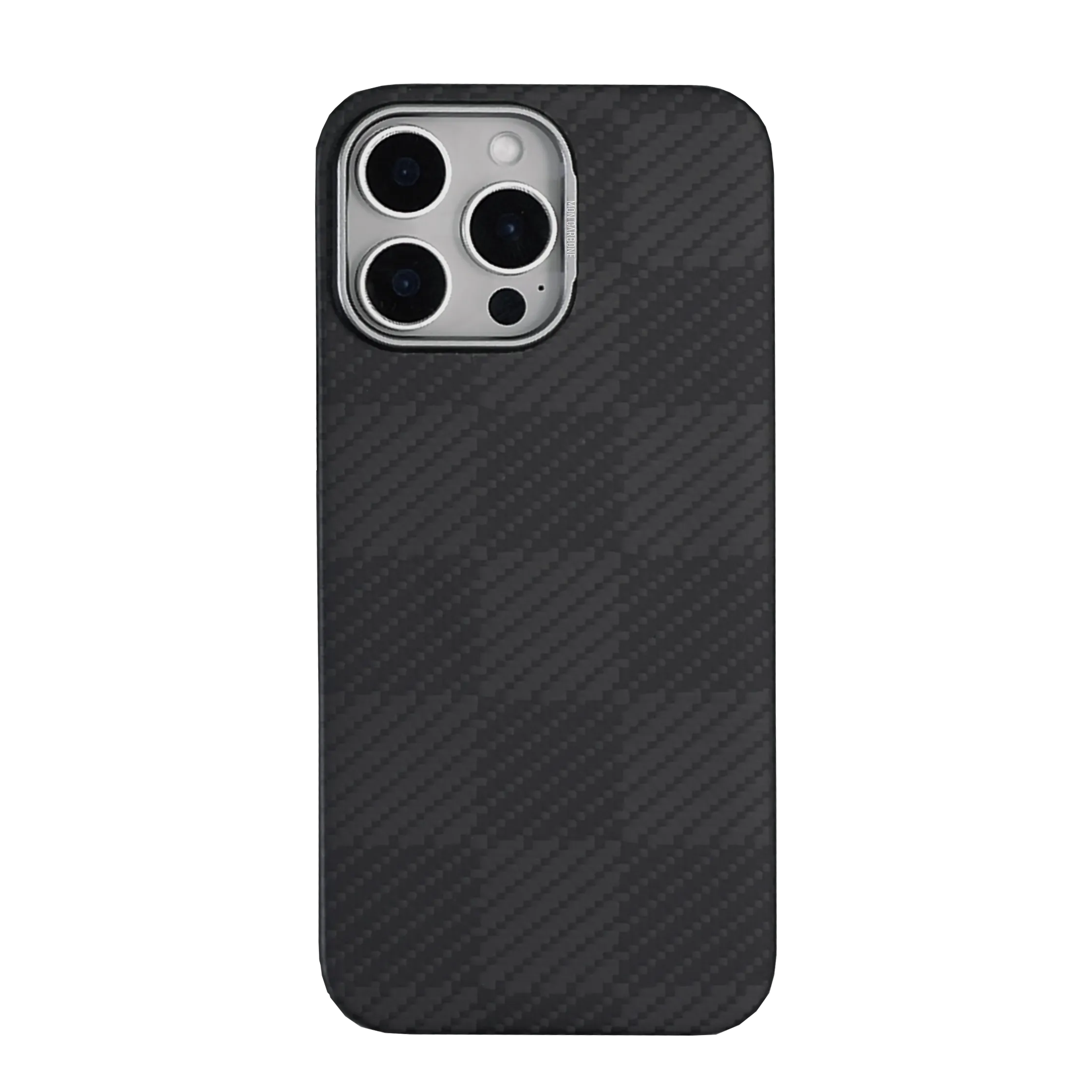 Magnetic Ballistic Fiber Case for iPhone 16 - Racing Black