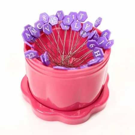 Magnetic Pin Cup Large Fuschia