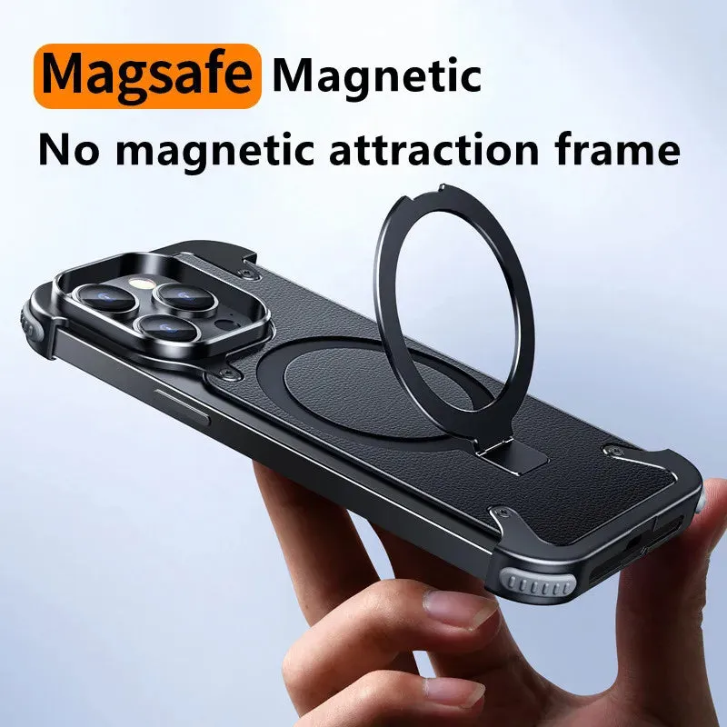 Magnetic Shockproof Metal Bumper Magsafe iPhone Case