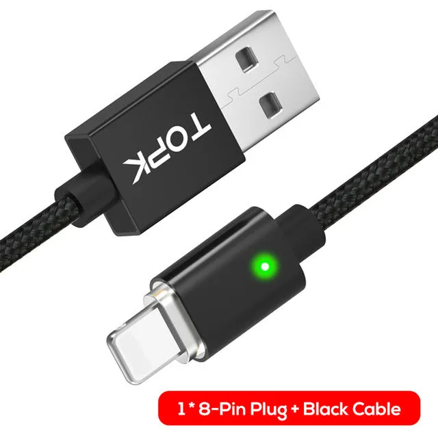 Magnetic USB 2.4A Charger Cable