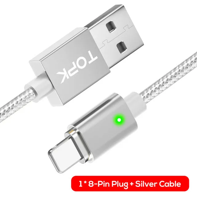 Magnetic USB 2.4A Charger Cable