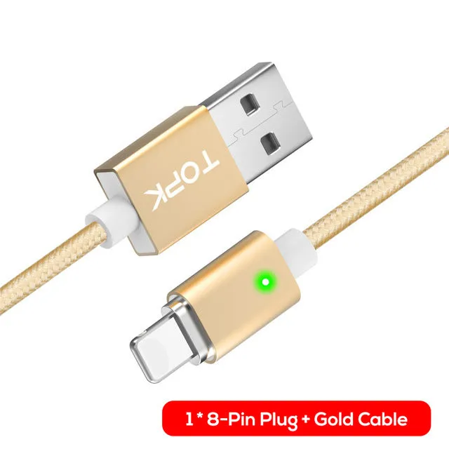 Magnetic USB 2.4A Charger Cable