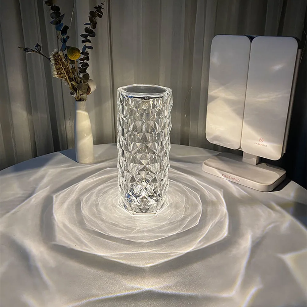 Mandala Crystal Chakra Table Lamp