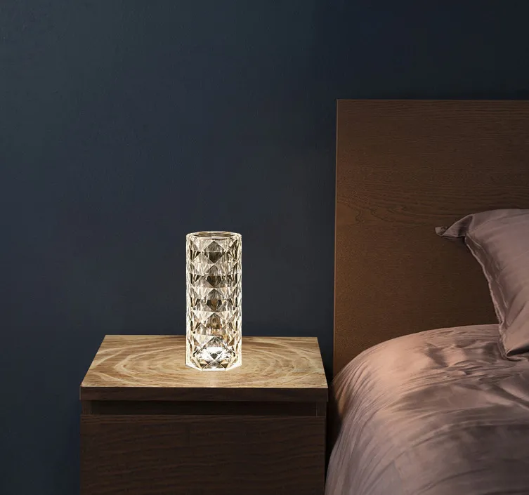 Mandala Crystal Chakra Table Lamp