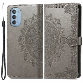 Mandala Motorola Moto G51 5G Flip case - Grey