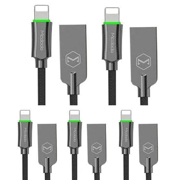 MCDODO Lightning Bolt - Smart Braided Charging Cable - 6FT