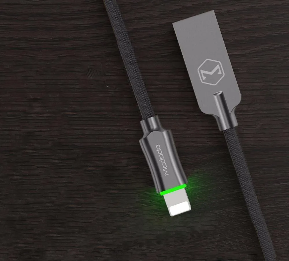 MCDODO Lightning Bolt - Smart Braided Charging Cable - 6FT