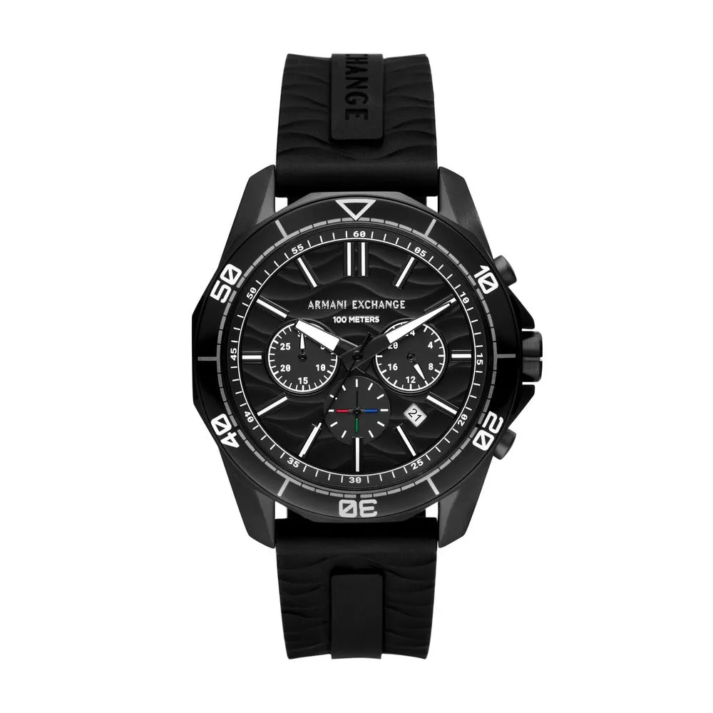 Men Spencer Black 44mm Watch