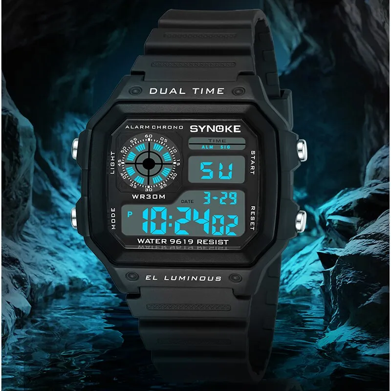 Military Grade Digital Waterproof Chronograph Watch