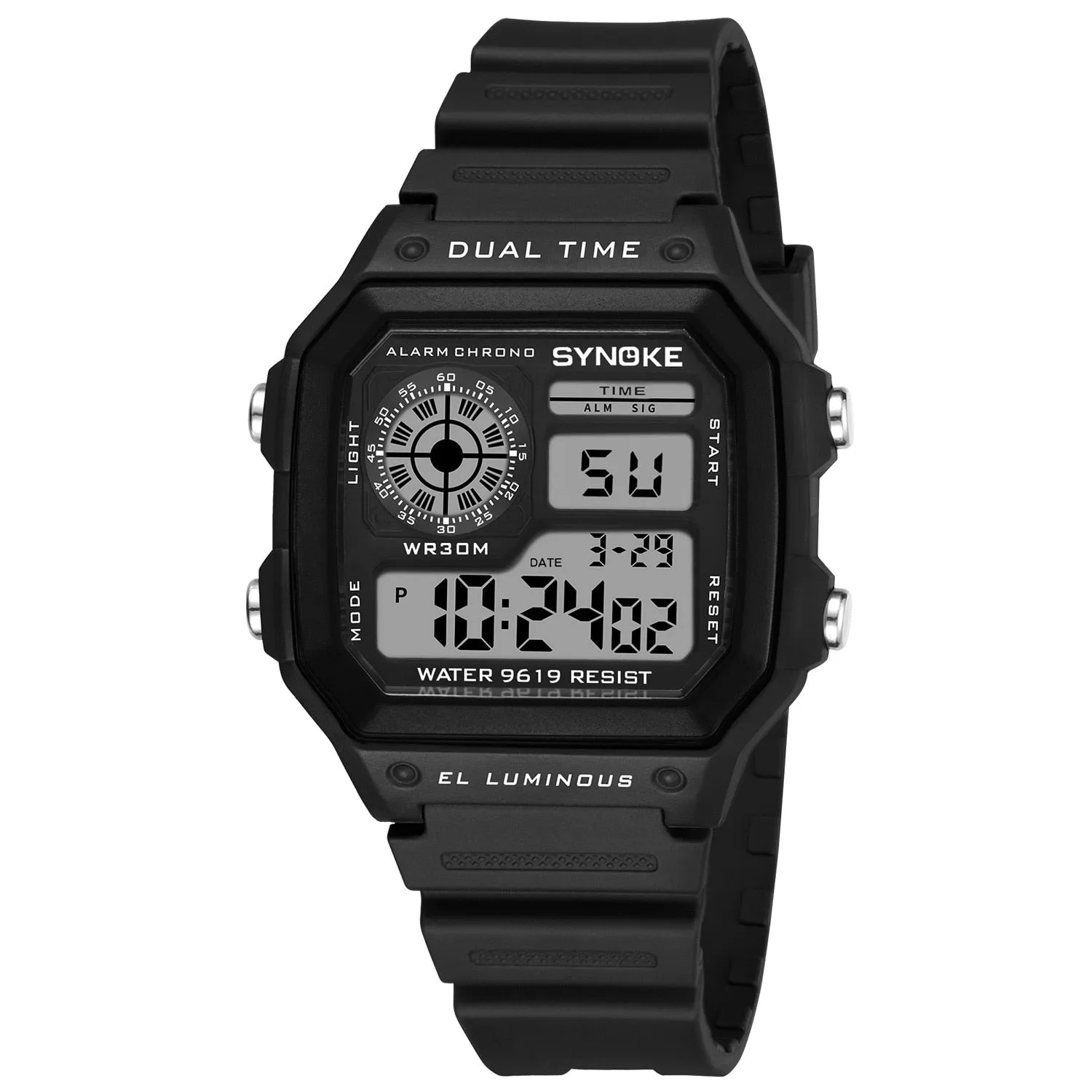 Military Grade Digital Waterproof Chronograph Watch