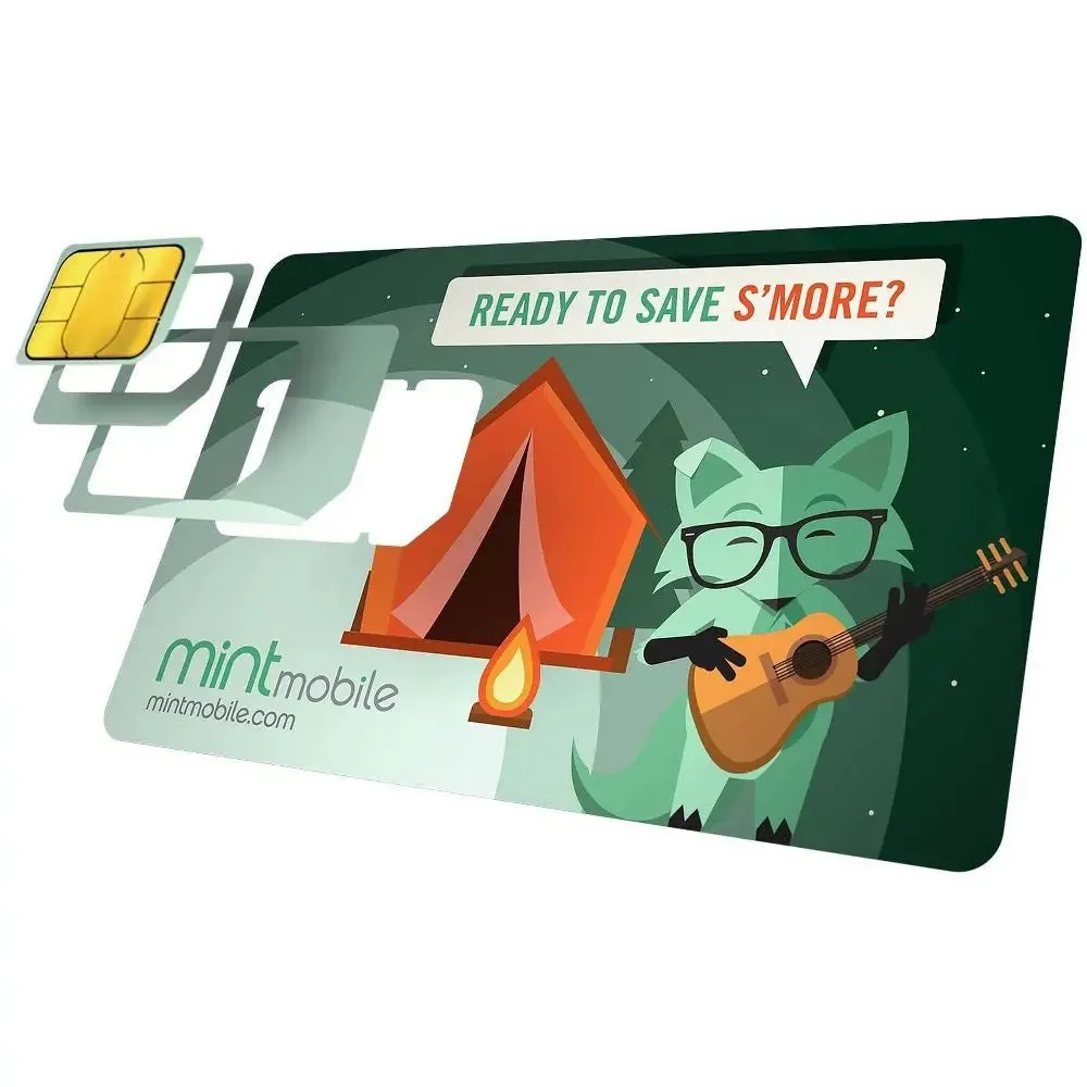 Mint Mobile 3 Month Unlimited Plan SIM Kit