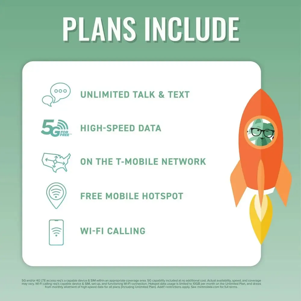 Mint Mobile 3 Month Unlimited Plan SIM Kit