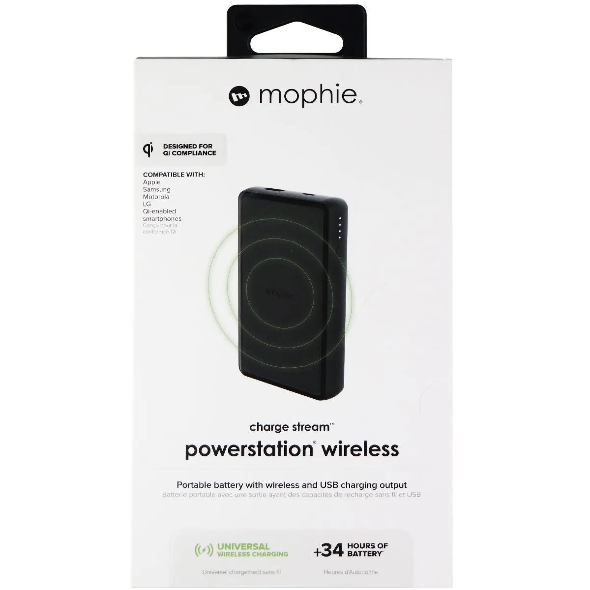 Mophie Charge Stream Wireless Powerstation 6,040mAh - Black (401101514)